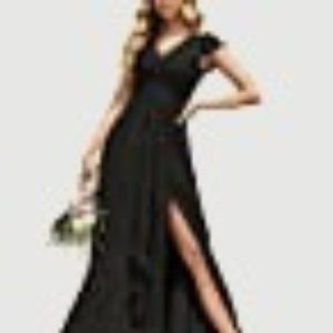 Long formal black dress